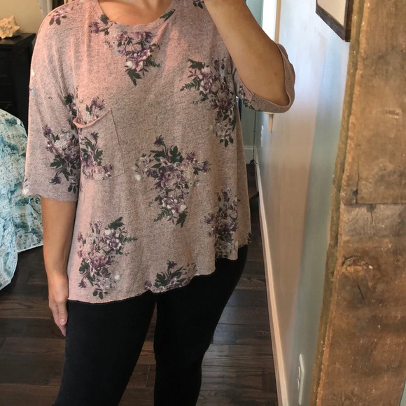 Altr’D State floral medium oversized top - Picture 1 of 4
